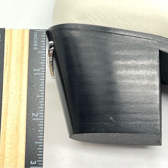 ZADIG & VOLTAIRE Size 37 7 Heritage Tyler Cecilia White Black Leather Boots NEW - Picture 13 of 15